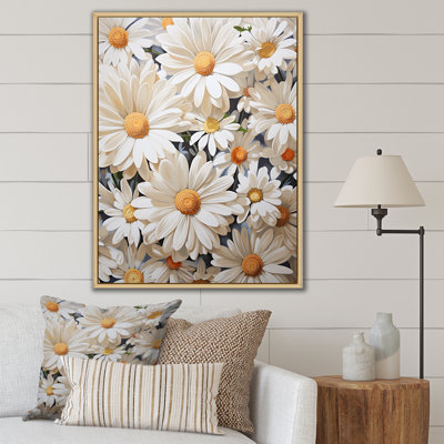 Marguerite blanche en fleurs élégance