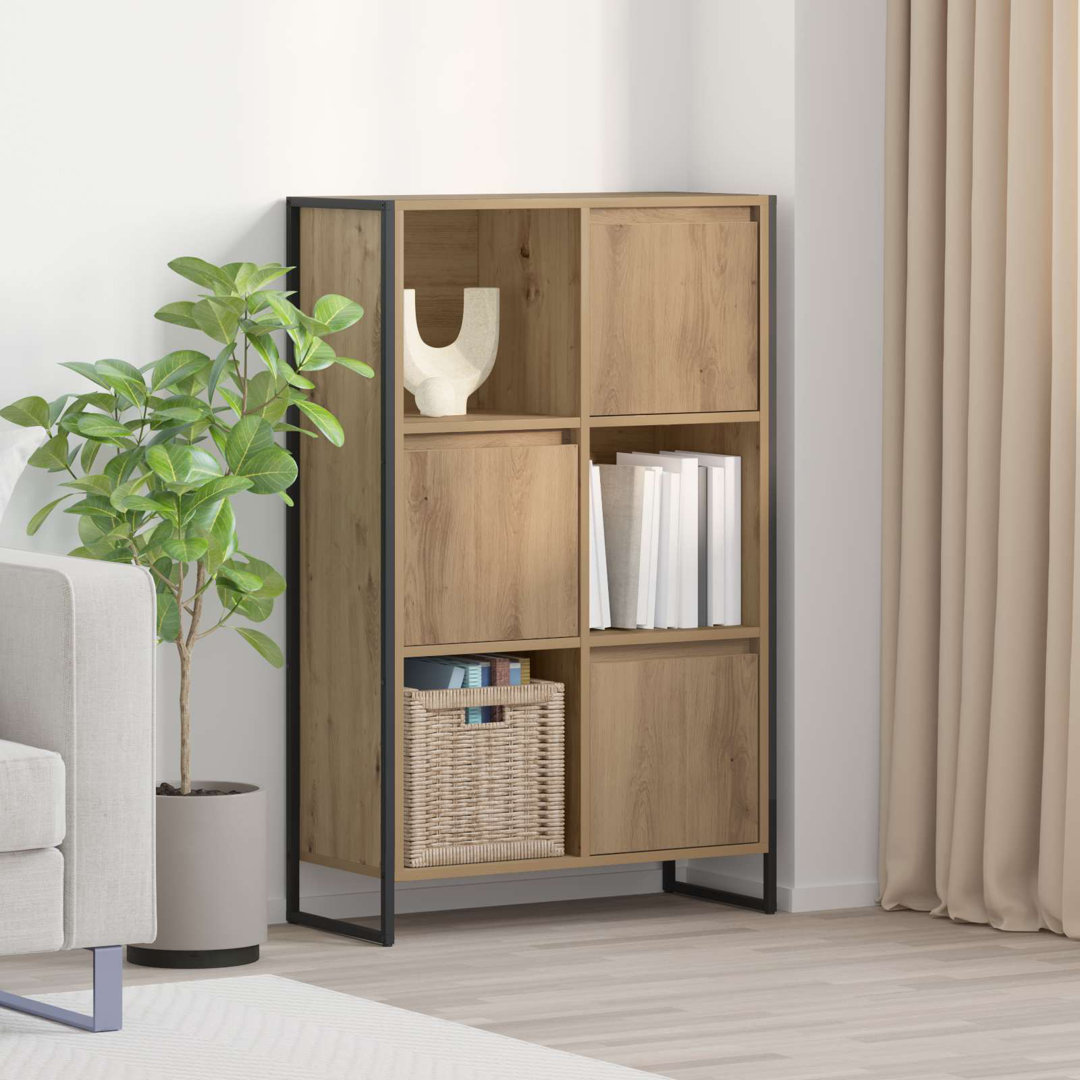 108cm H x 68cm W Steel Book Cabinet Bookcase