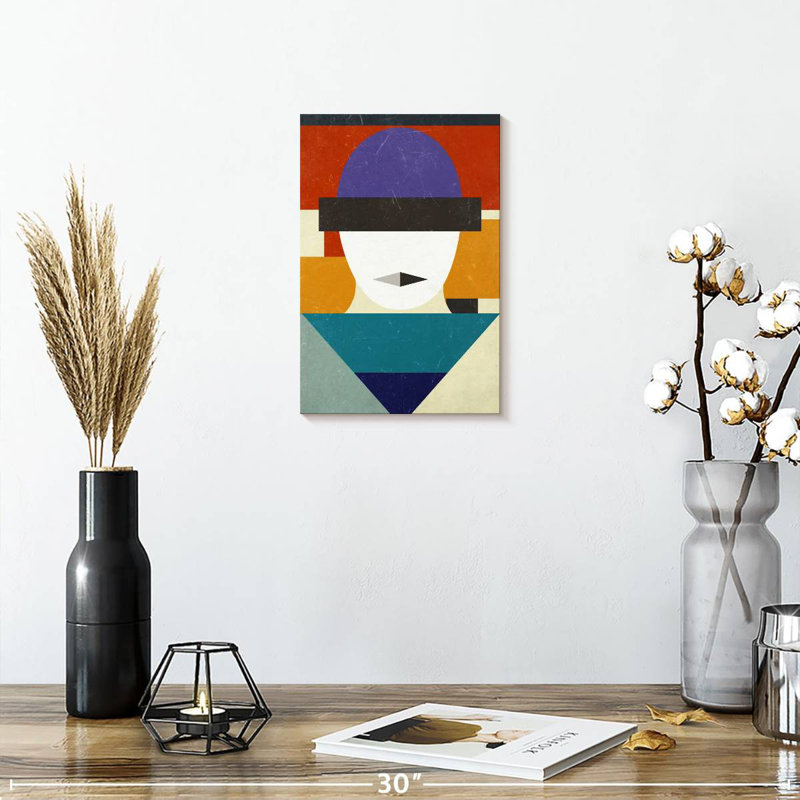 Leisha Geometric Face, 12" H x 8" W