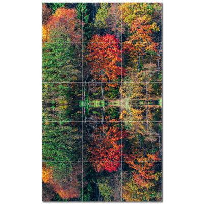 Murale décorative en céramique 4,25 po x 4,25 po