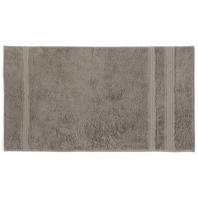 Serviette de bain de qualité supérieure, grise, 27,6 po x 55,1 po | 60% coton / 40% bambou, 24,1 oz / m² | Doux, absorbant et à séchage rapide | Lavable à la machine, cycle délicat, séchage par culbutage à basse température | Parfait pour le spa, la maison ou les voyages