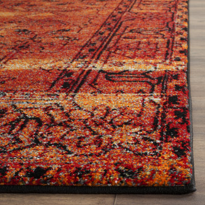 Tapis oriental orange Scheinuk