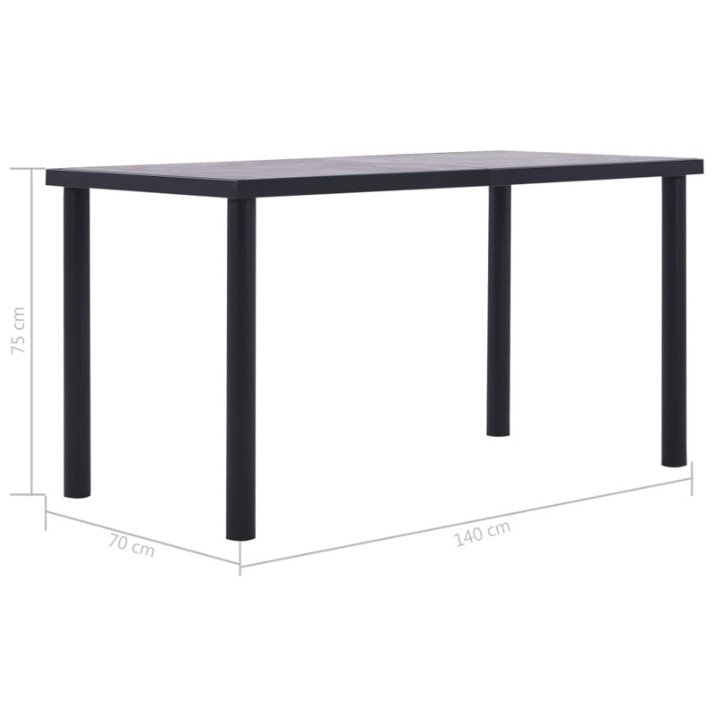 Anadalay Dining Table, 75cm H x 140cm L x 70cm W