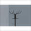 Coat Rack with 12 Hooks &amp; Umbrella Holder, 70"H Black Metal Transitional | Black | Metal