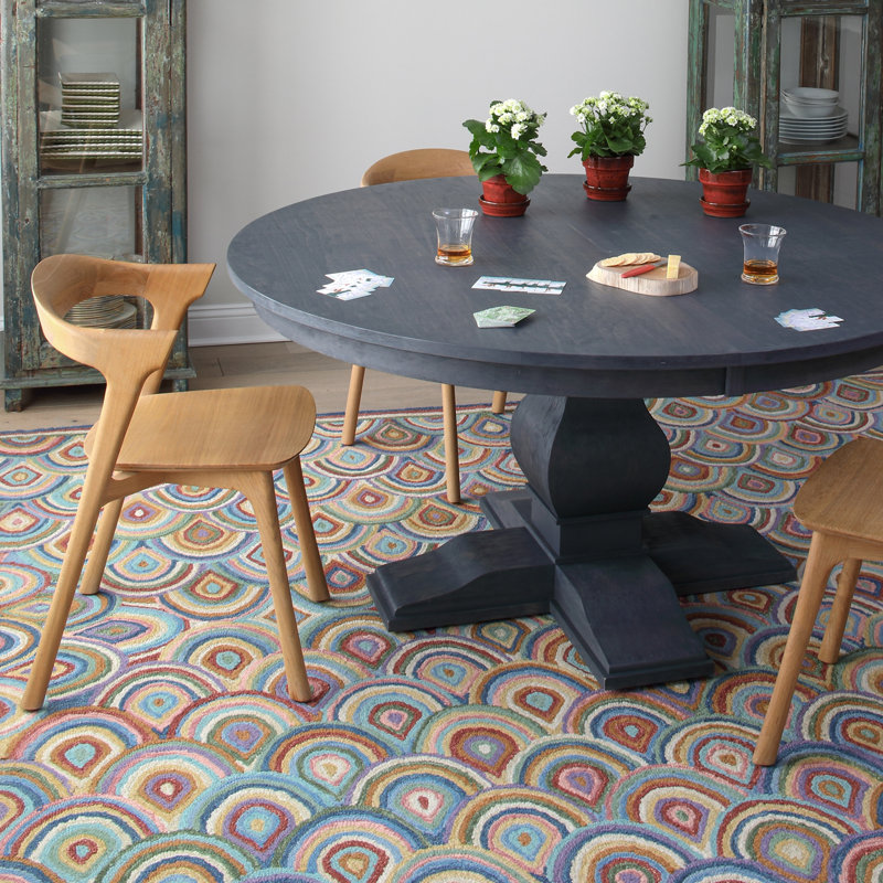 Rainbows Hand-Tufted Wool Area Rug, Runner 2'6" x 8'