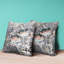 Coussin décoratif 18 po x 18 po Indigo-102405690