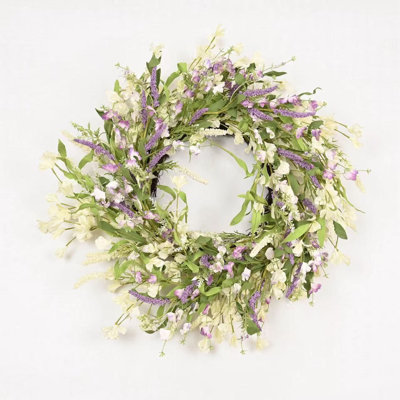 Couronne florale 22 po Forsythia