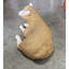 Statue de bébé agneau mérinos allongé