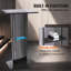 Podium en acrylique, support de 47 po en acrylique avec large surface de lecture et tablette de rangement, acrylique Pulpits sur pied pour école de bureau