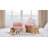 Dual‑Sided Striped Faux Rabbit Fur Throw Blanket,Warm Decorative Blanket-135357828-135357830
