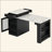 59.5" Kitchen Island With Extendable Dining Table, Kitchen Storage Table With Double-Sided Storage, Kitchen Island With 2 Drawers, Power Outlet, Side Open Shelves, For Kitchen, Dining Room