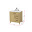 Meuble-lavabo simple 32 po brun miel-1637867261-1637867233