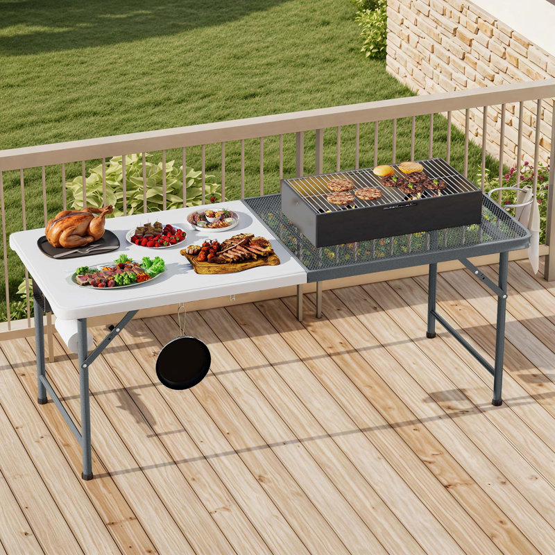 Table de camping Bork, Blanc