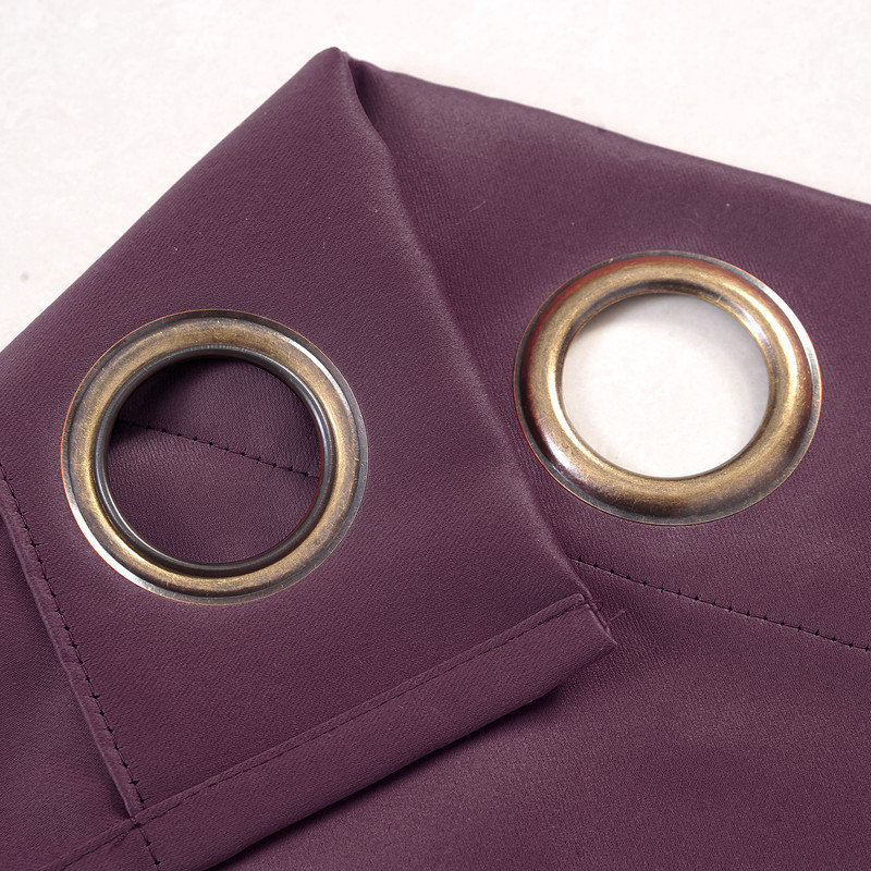 Panneau de rideau occultant 100% Fitnat, L 52 po x L 63 po, Mauve
