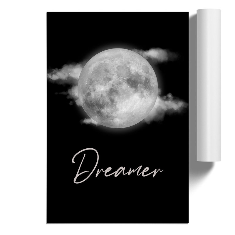 Dreamer - Frameless Print, 30cm H x 21cm W x 0.1cm D