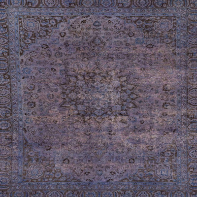 Tapis décoratif multicolore à motif abstrait