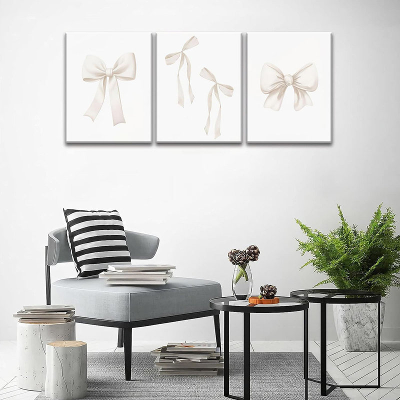 3 Piece Wrapped Canvas Print, 40 cm H x 30 cm W