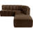 Isleen Upholstered Curved Sectional with Ottoman Reversible-89266678