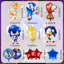 Ballons décoratifs Sonic, 11 pièces de ballons Sonic