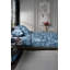 Japanese Tropical Garden Blue 100% Cotton Duvet Co Cotton Floral Duvet Cover Set with Pillowcases Included-114499537