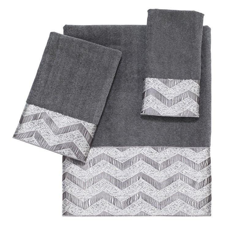 100% Cotton Striped Chevron Weave Kitchen Towels (Set of 8