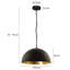 Jagoda 1 - Light Black Dome Pendant