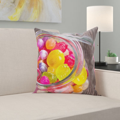 Candy Throw Pillow