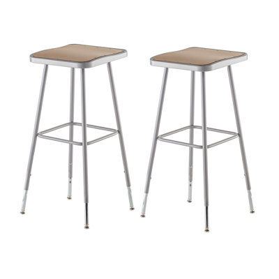 Adjustable Height Ergonomic Lab Stool Footring