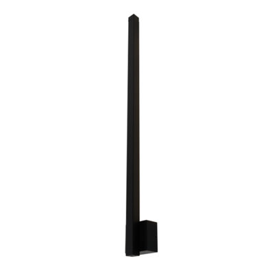 CF8165CD3409436B909814DD4A4525C9 Daylani Outdoor IP54 10w LED 63cm Linear Wall Light in a Black Finish