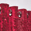 Velvet Semi Sheer Curtain Panel Pair-115290231-115290242