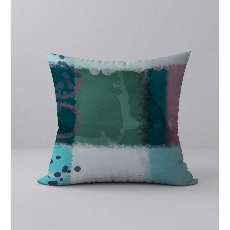 Abstract Reversible Throw Pillow, 20" x 20"