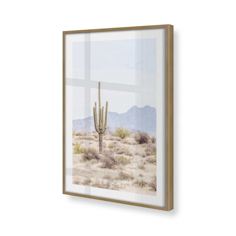 Barren Beauty Print, 25.25" H x 19.25" W x 1.25" D, Brushed Gold Framed