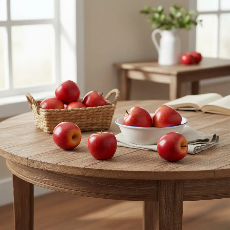 Pomme artificielle dans un sac 8 pièces