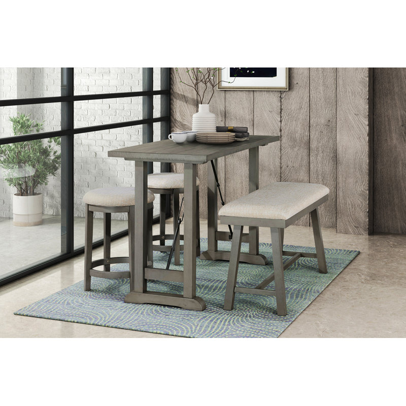 Mobilier de salle à manger de cuisine à hauteur de comptoir de 1 po