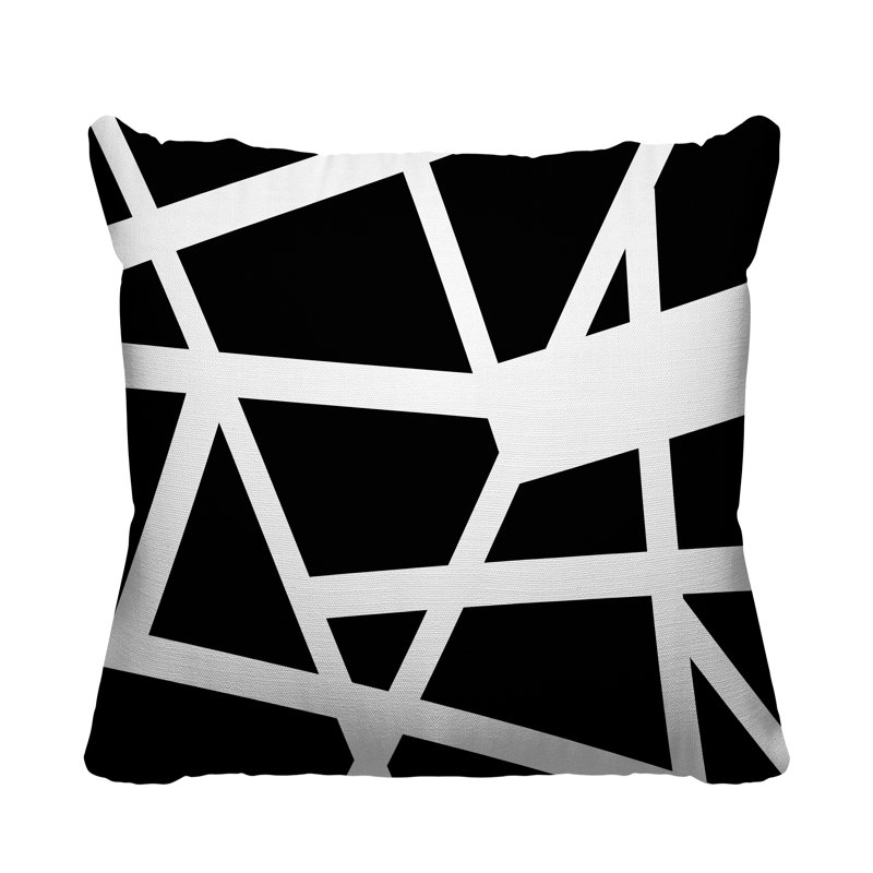 Coussin Townsend, L 17 po x H 17 po, Noir