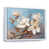 Cadre flottant blanc