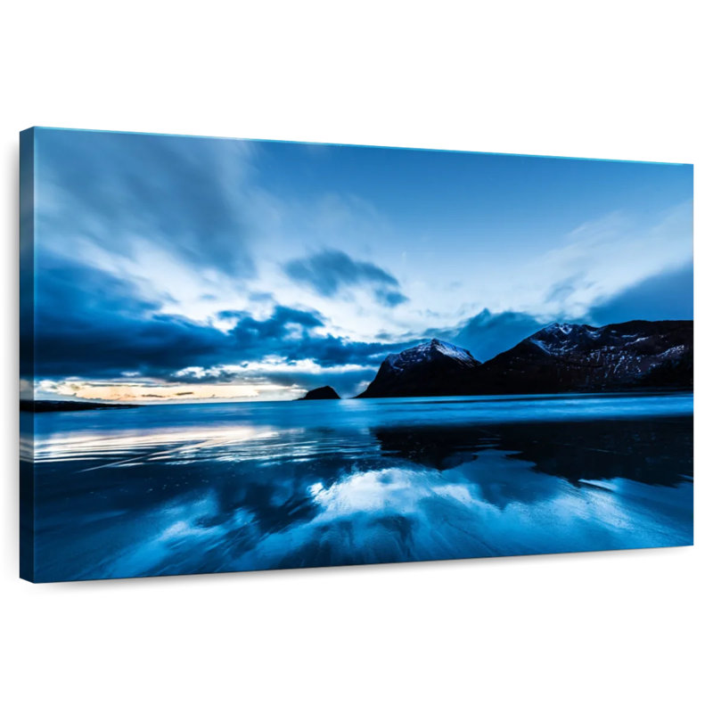 Coucher de soleil norvégien Alvord, H 34 po x l 51 po
