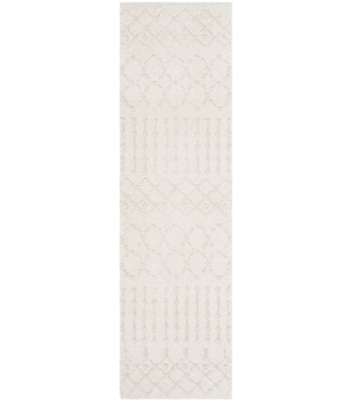 Burnvale Shag Performance Geometric Rug, Runner 2'3" x 8'