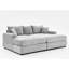 Canapé en velours côtelé doux et extensible, 2 pour le salon, rétro moderne beige avec coussins, 2 cinémas maison, noir-1341773021-1341773020