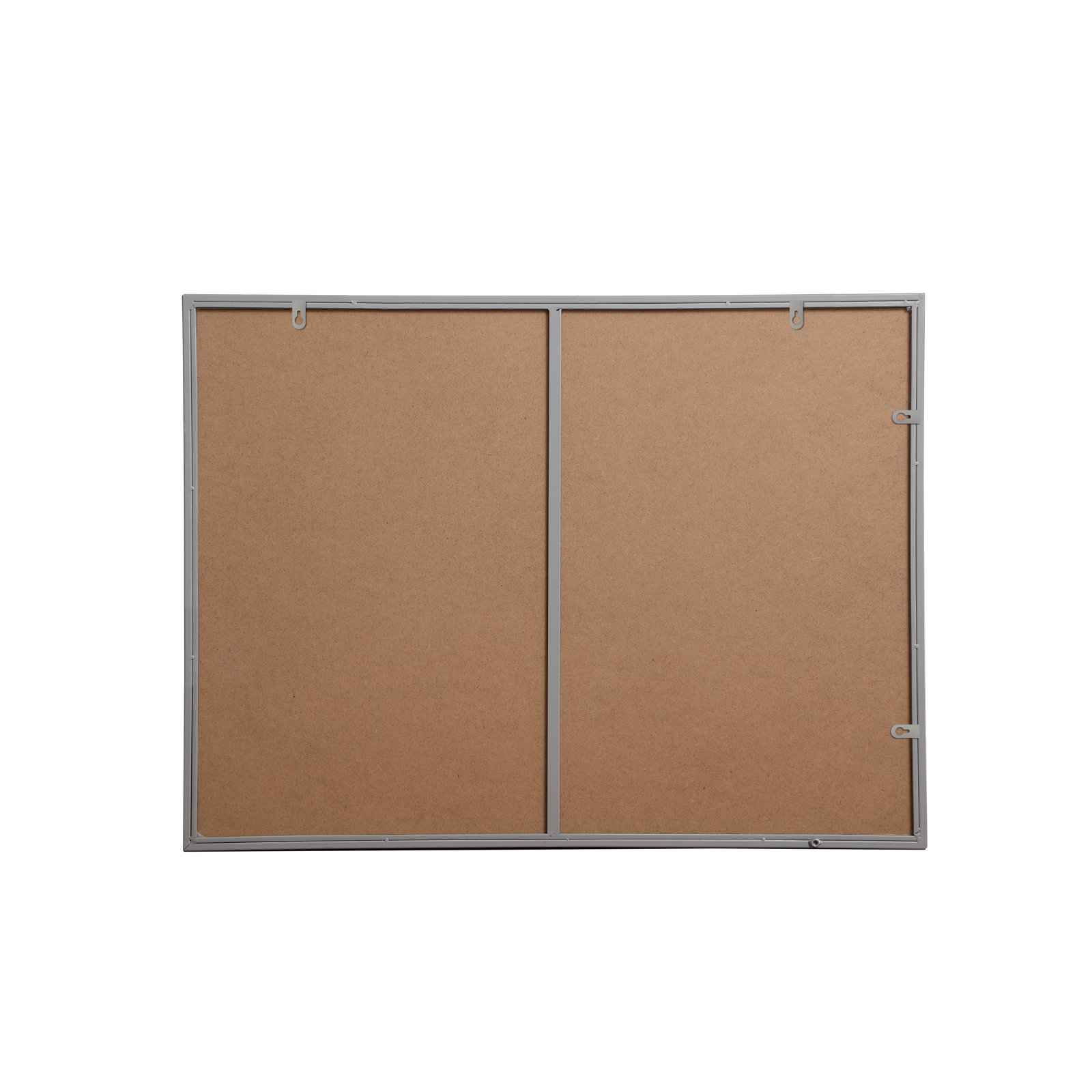 Sabine Metal Rectangle Wall Mirror, 36" x 27", Gray