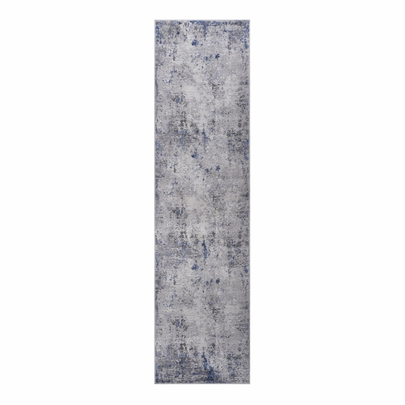Abstract Rug, Area Rug For Indoor, Runner 2'2" x 8'