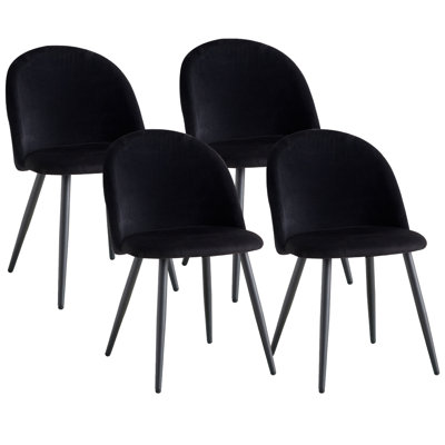 Adebola 43cm H Upholstered Metal Side Chair