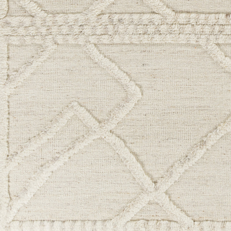 Hand Knotted Wool Moroccan Area Rug, Rectangle 8' x 10'