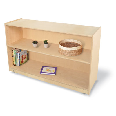 2 Compartment Manufactured Wood Shelving Unit