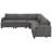 Anureet Modular Corner Sectional with Nailhead Trim-125470210-78885326