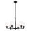 Lustre classique à 6 lumières de style bougie Winslow-606885233