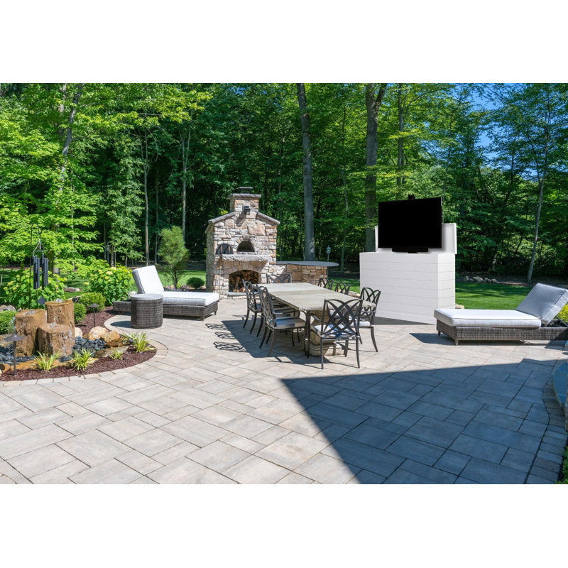 Outdoor Large Shiplap TV Lift Cabinet for TVs, 45.75''H x 77''W x 20.5''D, White