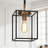 1-Light Modern Contemporary Kitchen Pendant Light Cylinder Seeded Glass Shade