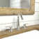 Logis Widespread Bathroom Faucet with Drain Assembly