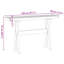 120cm Solid Wood Top Console Table